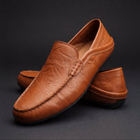 Axton - Eleganter Slipper – Braun