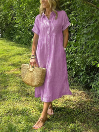 Gestreiftes Langarmhemd für Damen – Elegantes und Luftiges Design – Rosa