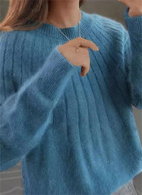 Giada | Elegante Kaschmirpullover – Blau