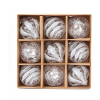 GoldElegance | Luxuriöses goldenes Christbaumkugel-Set – Weiß