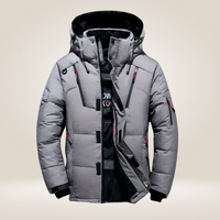 Leonardo | Wetterfeste Daunenjacke – Grau