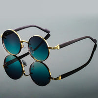 Aila | Premium Metall-Sonnenbrille mit Anti-Reflektion – Grün