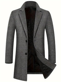 Shikonae | Style Mantel aus Wollmischung - Dick, lässig – Grau