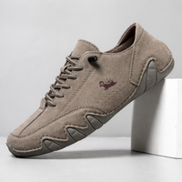 Ultraflex Barfuß - Lederschuhe (Unisex) – Grau