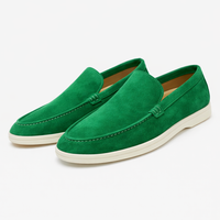 Lynor - Samtige Slipper – Grün