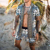 Kian - Hawaii Bekleidungsset - Sommer Chic – Hellblau