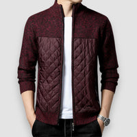 Marbles | Quilted Knit Jacket – Bordeaux