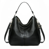 Romy | Elegante Ledertasche – Schwarz
