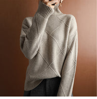 Dicker Pullover für Frauen - NALI – Hellbraun