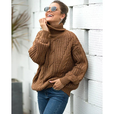 Reinatha | Langarm-Rollkragenpullover für Damen