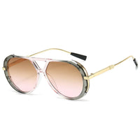 Liva | Stilvolle Sonnenbrille mit UV-Schutz – Rosa / Grau