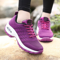 Deichma Sommer-Sneakers | Trendige Frauenschuhe mit ergonomischem Fußbett – Lila