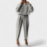 Lily – Zweiteiliges Set mit eleganter Leichtigkeit – Grau