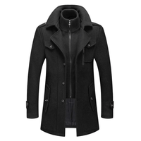 Daniel | Herren Wintermantel Jacke – Schwarz