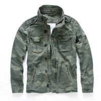 HENNING - CARGO-JACKE AUS BAUMWOLLE – Olivgrün