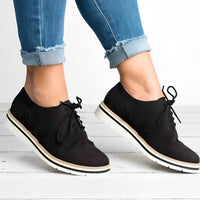 Heidi-Mode | Bequeme Schnürschuhe mit Rutschfester Sohle – Schwarz