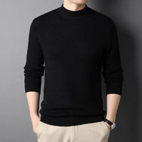 Daniel Sommerpullover | Bequemer Eleganter Herrenpullover – Schwarz