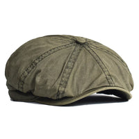 Beeckhoven™ | Retro Cotton Cap – Olivgrün