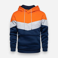 Sportlicher Herren Hoodie mit Kapuze – Orange