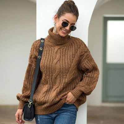 Reinatha | Langarm-Rollkragenpullover für Damen
