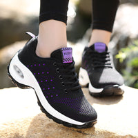 Deichma Sommer-Sneakers | Trendige Frauenschuhe mit ergonomischem Fußbett – Schwarz 2