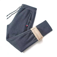 Eyanna | Warme Thermohose aus Fleece für Herren – Grau