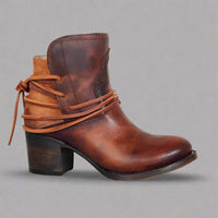 Damaris | Vintage Western Boots für einen einzigartigen Look – Braun