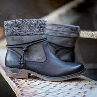 Wendy | Warme, Orthopädische Stiefel – SCHWARZ