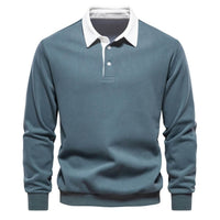 Herren Langarm Pullover – Grün