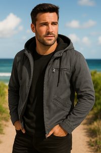 Moderne Herren Strickpullover Luxus – Grau