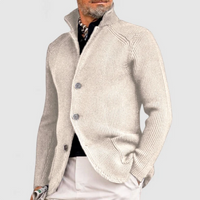 RAPHAEL · BRAUN CARDIGAN – Weiß