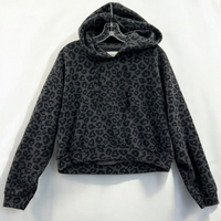 Herren Hoodie mit Leopardenmuster - Stylisch und Lässig für Streetwear – Grau