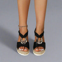 Frigga | Orthopädische Sandalen mit Komfort-Passform – Schwarz