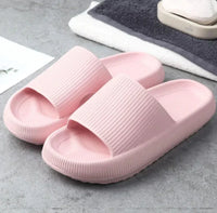 Unisex Komfort-Pantoletten | Ultraleicht & Atmungsaktiv | Sommer-Hausschuhe – Rosa