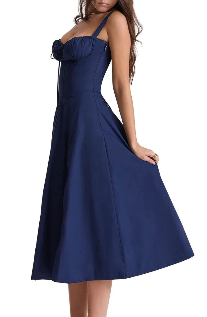 Amara - Florales Midi-Kleid