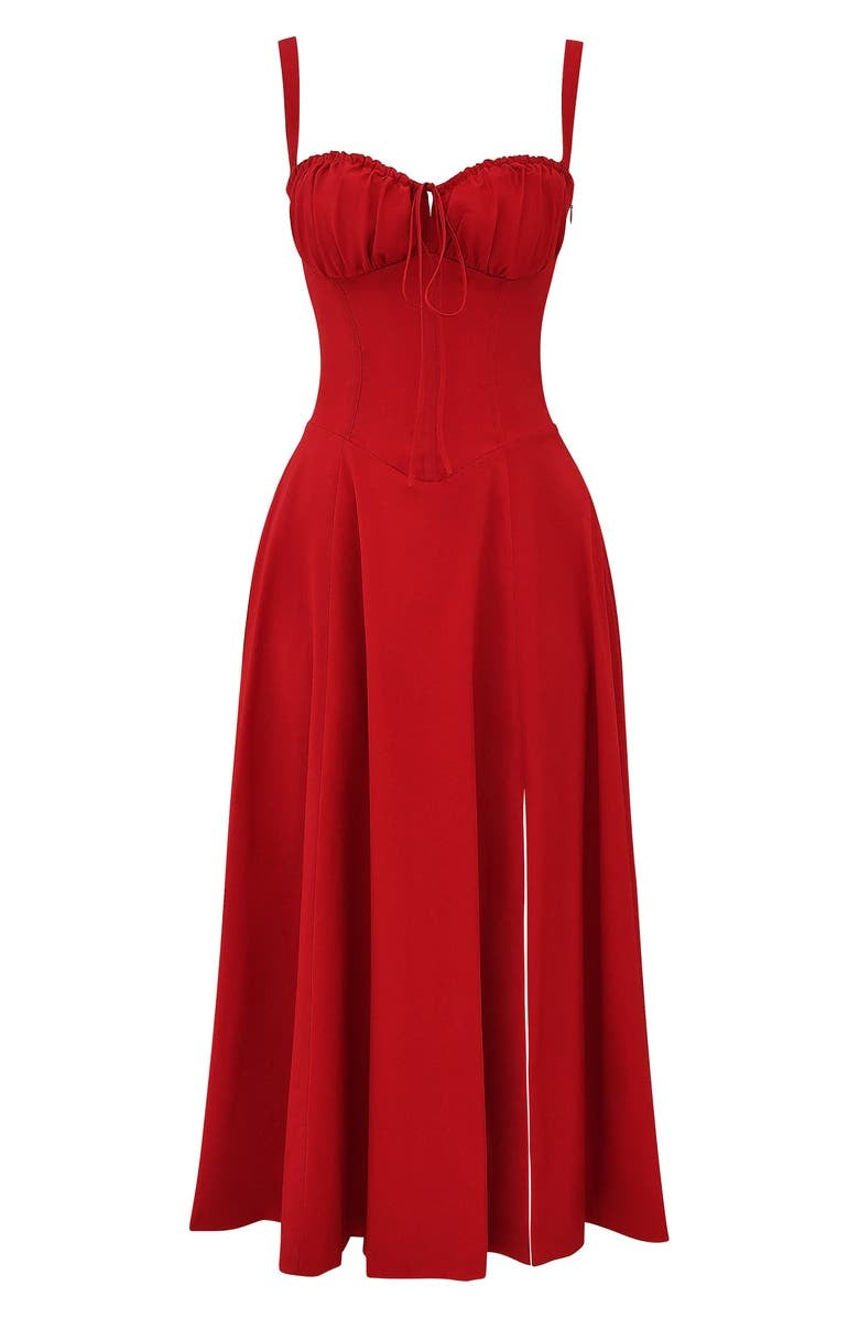 Amara - Florales Midi-Kleid