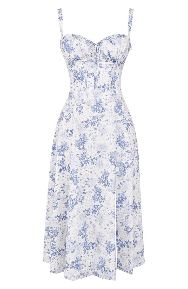 Amara - Florales Midi-Kleid