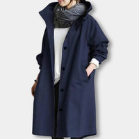 Damen Softshelljacke mit Kapuze - Winddicht & Wasserfest – Marine