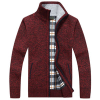 TOMAS – Baumwolljacke für Herren – Weinrot