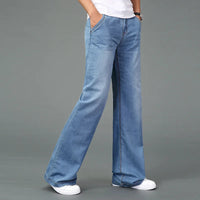 FRED - JEANS MIT WEITEM SCHNITT – Blau