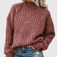 Emma | Damen Pullover elegant mit feinem Design – Rosa
