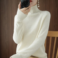 Catharina | Ein Rollkragenpullover für Winter und Frühling! – Weiß