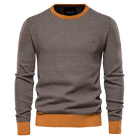 Pullover mit Rundhalsausschnitt für Herren - - MANNO – Khaki