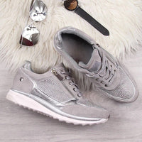 ChicSneakers+ | Elegante en Comfortabele Orthopedische Schoenen – Grau
