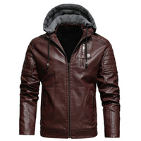 HERITAGE RACER - LEDERJACKE – Weinrot