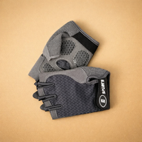 Halbfingerhandschuhe für Radfahren und Outdoor-Aktivitäten – Atmungsaktives und rutschfestes Design – Grau