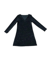 Hannah | Pailletten Cocktailkleid – Schwarz