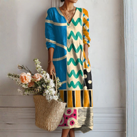 Harper | Lässiges Kleid – Mehrfarbig