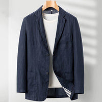 Riku Leinenjacke – Marine