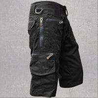 Raj | Cargo-Shorts für Herren – Schwarz